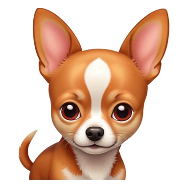 Chihuahua red sticker