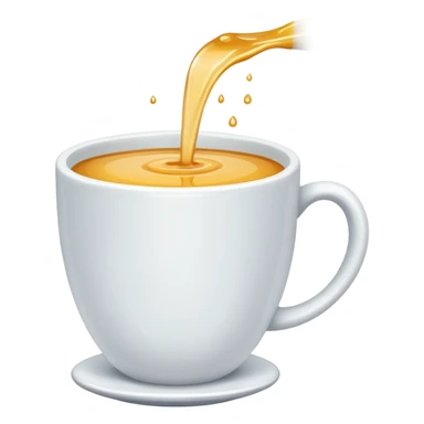 overflowing cup sticker