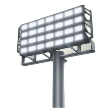 stadium floodlights on a post sticker