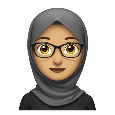 hijab female Malay teacher  sticker