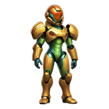 Samus full body sticker