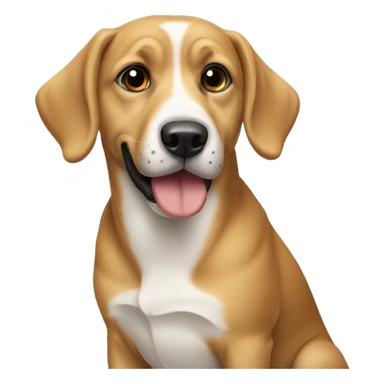 Dog on dog on dog on dog sticker