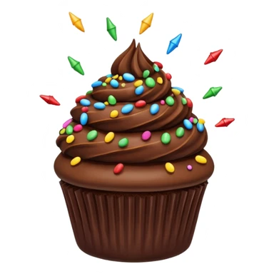 Cupcake Meteor sticker