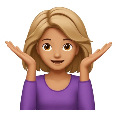 Create an emoji that says well duh and has a girl flipping her hair sticker