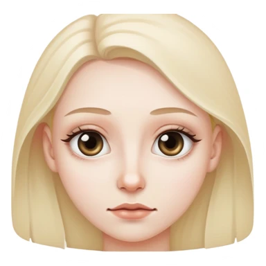 beautiful expressive eyes with dark circles underneath sticker