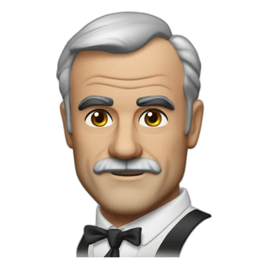 Sean connery 007 sticker