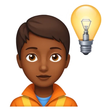 eine Person wird von einer Lampe von oben angestrahlt, sichtbarer Lichtkegel sticker