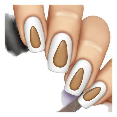 french tip nails sticker