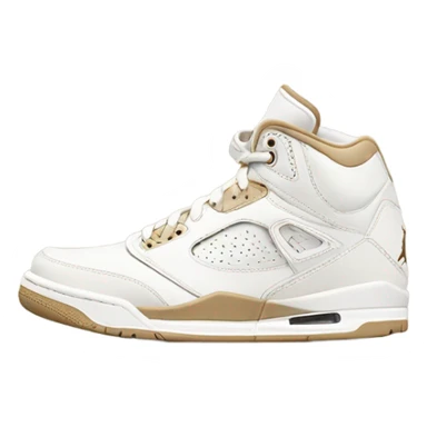 White and beige Jordan’s  sticker