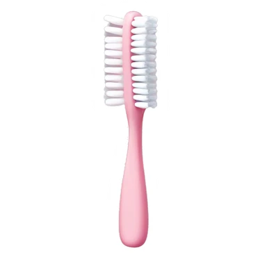 Pale pink adult toothbrush sticker