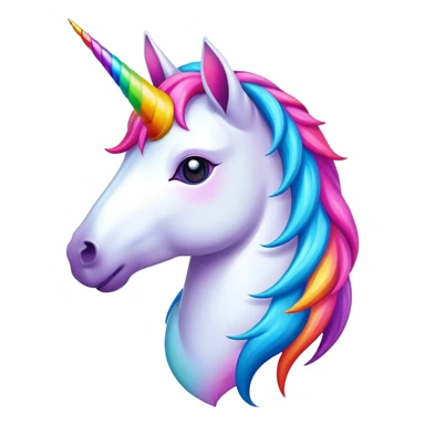 raving unicorn sticker