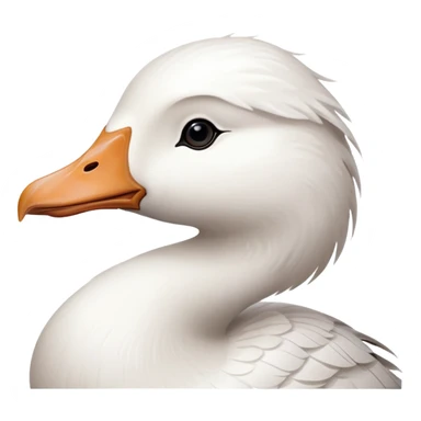 Gans mit überschrift „gans toll“ sticker