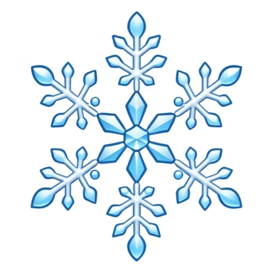 water droplets and snowflake sticker