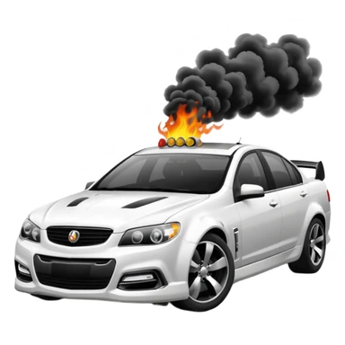 Holden commodore burnout sticker