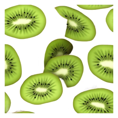 3d kiwi fruit sticker
