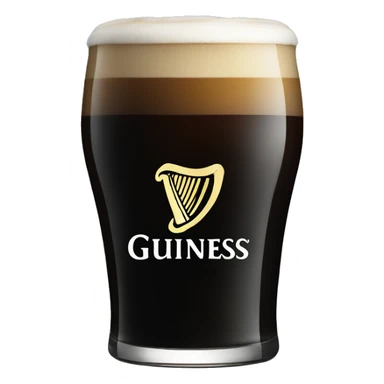 Guinness, pint sticker