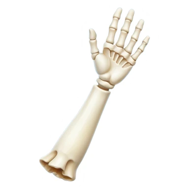 singular arm bone sticker
