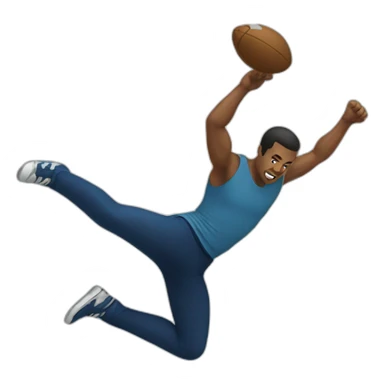 Man kicking can sticker