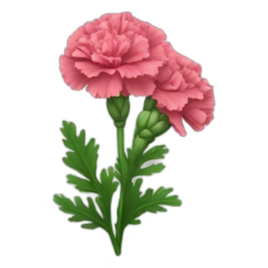 carnations sticker