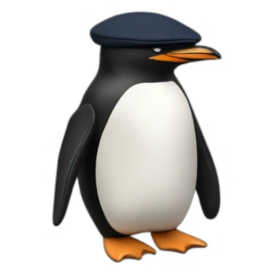 penguin peaky blinders ivy cap sticker