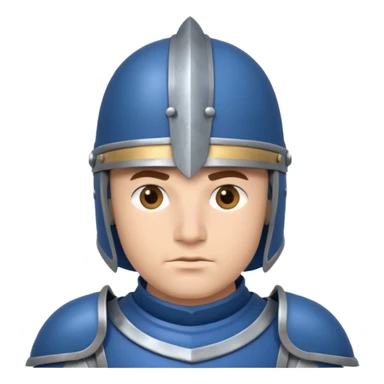 blue Armored night guard sticker