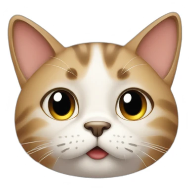 A cat showing disappointment sticker