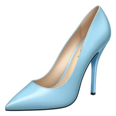 Light blue heels sticker