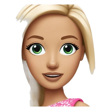 Brit barbie sticker
