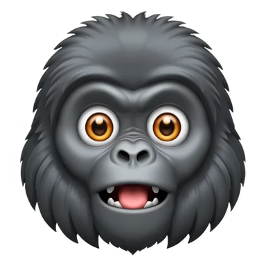 Gorilla that's shocked sticker