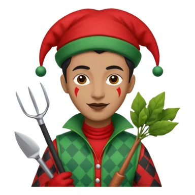 jester black and red mixed with an gardener sticker