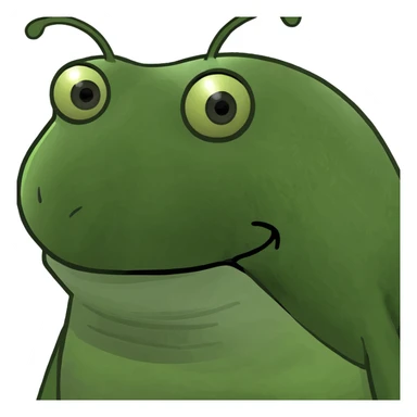 Tiny bug on a bed  sticker