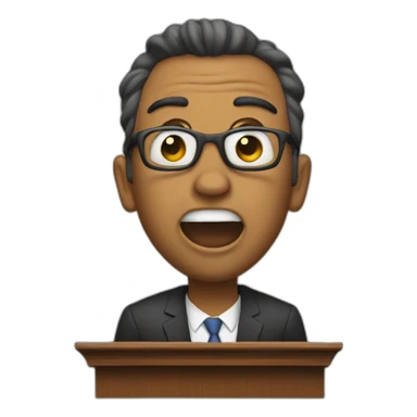 A speaker of the house getting dired sticker