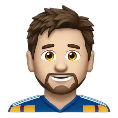 footballer Lionel Messi Football player eat chips sticker