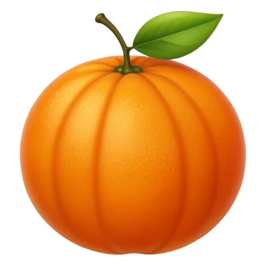 orange furit sticker