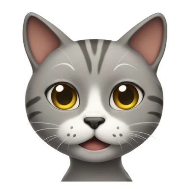 pleading cat sticker