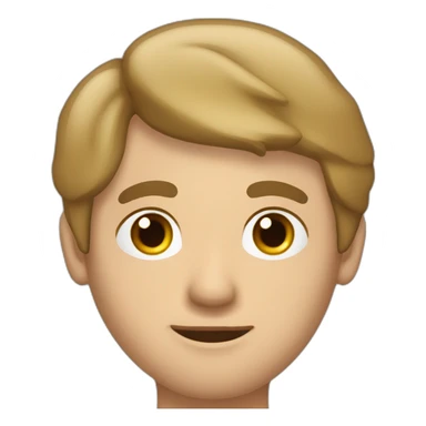 hombre joven de 50 años, tez blanca, ojos de color de agua sicia, cabello castaño sin canas, peinado partido en medio sticker