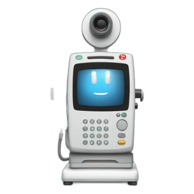 hospital television phone camera sticker