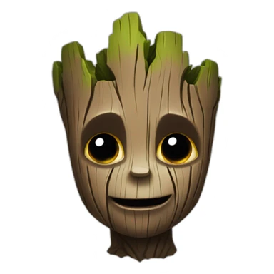 groot haloween sticker