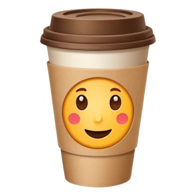 Takeaway coffee sticker