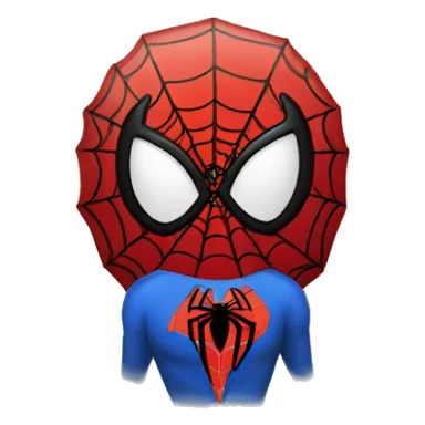 Spiderman web emoji sticker