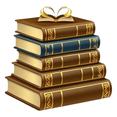 книги золотистые sticker