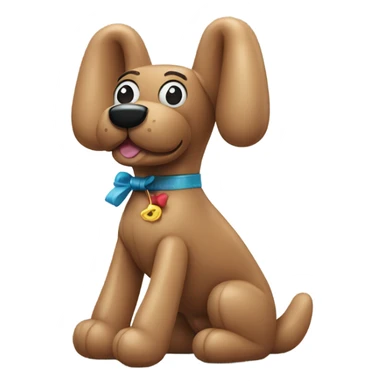 balloon dog sticker