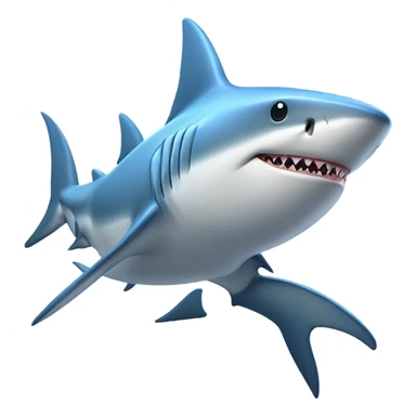 shark with wings sticker