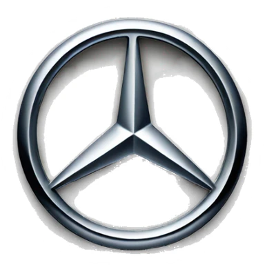 Mercedes benz logo sticker