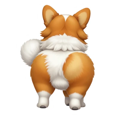 corgi butt sticker