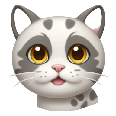 Kawaii cat sticker