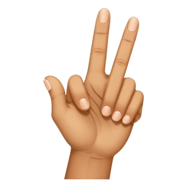 A Finger doing L  sticker