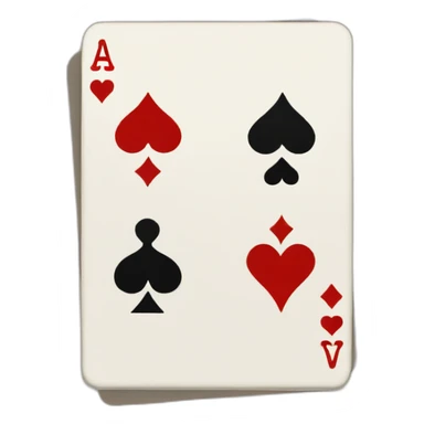 deck of cards sticker