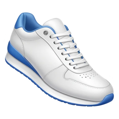 an ios genmoji for white sneakers (NO LOGO) sticker