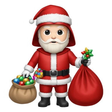 darth vader santa sticker